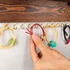 6 stijlen houten muur gemonteerde organisator display sieraden haak houder voor ketting oorbellen ring sjaal hangers sieraden rack M1357