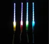 New Styles Novelty Lighting LED Cheer Rave Glow Sticks Acrylic Spiral Flash Wand For Kids Toys Christmas Concert Bar Birthday Party Supplies