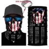 Outdoor Bandiera USA Sciarpa magica bandana Ciclismo Moto Testa Collo Sciarpe Fascia sportiva antivento PM2.5 Filtro Designer Maschera LJJA4109