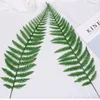 Artificial Leaf Green Plant Simulering Pine Leaf Grenar Foto rekvisita Hem Juldekoration Plast Dekorativa Växter Tillbehör