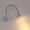 Nieuwe Moderne Schakelaar AAN / UIT 3W Flexibele slang LED Wandlamp Flexibele Arm Light Lamp Trap Kinderkamer Nachtkastje Wandverlichting