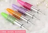 200 pcs Rhinestone Sexy Lipstick Shape Office Stationery Ballpoint Ball Pen 1 order