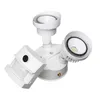 Dual Head Smart Floodlight 2.0mp WiFi IP-kamera Säkerhetsljus Motion Sensor LED-lampa