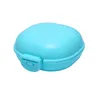 Venda quente Portátil Doce Cor Soap Dish Box Caso Titular Container Wash Shower Casa de Banho F2443