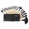 24 stks make-up borstels set cosmetica wenkbrauw schaduw fundering poeder lipvezel cosmetische borstel met tas make-up tools kits GGA1898