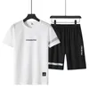 Marque de mode survêtements hommes vêtements 2020 été nouveau 2 Pc survêtement court sweat Shorts ensembles plage hommes décontracté t-shirt vêtements de sport