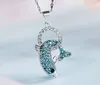 Fashion Necklace S925 Sterling Silver Pendant with SWAROVSKI Crystal Necklace