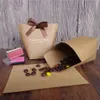 Papel de regalo 5 Envasado en blanco y negro Bolsas de papel Kraft para dulces Gragea de boda Caja de almendras Bolsa de galletas Suministros1