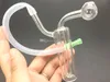 Mini bruciatore a nafta in vetro Bong per dab rig Bong Ash Catcher Narghilè Pipa Bruciatore a nafta Pipa ad acqua Bruciatore a nafta con tubo flessibile