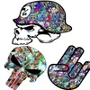 Auto -decoratiestickers Motorfiets Doodle Stickers Skull Ghost Claw One Piece Horror