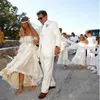 Robes de plage vintage 2019 Spaghetti STAPS LACE SWEET TRAIN A LIGNE COUNTRIAL MARIAGE Country Bridal Robe Vestido de Novia 403 403