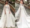 Nuovi abiti da sposa a sirena a maniche lunghe Berta Halter Jewel Neck Abito da sposa con applicazioni Abiti da sposa Vestidos De Novia robe