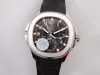 GR Complication Aquanaut 5164A GMT orologio svizzero Cal.324 automatico 28800 VPH platino Cassa di data e giorno zaffiro cinturino in gomma