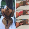 Gorąca Sprzedaż Designer Kobiety Push Up Wyściełane Biustonosz Bandaż Bikini Dwa Kawałki Zestaw Swimsuit Trójkąt Swimwear Kostium Kąpielowy Moda Plażowe Ubrania