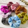 20 cores / lote mulheres bandas de cabelo rabo de cavalo titular scrunchies veludo laço de borracha faixa de cabelo acessórios para o cabelo