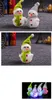 DHL bonhomme de neige veilleuse décoration de lumière de noël mini couleur changeante lumière fête festival décor cadeau présent