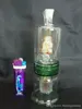 Nieuwe Interlayer Sailing Hookah Wholesale Glass Bongs Oliebrander Waterleidingen Rigs Rookvrij