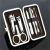 Nail Care Tools Manicure Sets Nail Clippers Nail Scissors Tweezer Manicure Pedicure Set Travel Grooming Kit Mini Manicure 7pcs Set