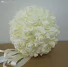 Vente en gros gratuite EMS expédition 8 pièces 11 ''/28 cm mousse artificielle Rose suspendus boules de fleurs décoration de mariage boules de Rose