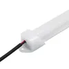 7020 SMD U 모양 15LED 20CM 바 빛 DC12V 알루미늄 합금 쉘 스트립 하드 내각 바 빛 DC 커넥터 화이트 / 화이트 따뜻한