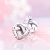 2019 Nuovo arrivo orecchini a forma di cuore annodato scatola originale per Pandora argento sterling 925 orecchini con diamanti CZ gioielli da donna regalo