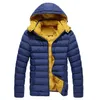 Bergskinn män vinter jacka hooded män parkas casual varm man hoodies mode tjocka termiska kappor märke kläder la142