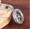 European and American retro Pendant with ornamental tire wheel drop men's tyranny Necklace