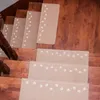 5pcs tapis d'escalier lumineux tapis d'escalier auto-adhésifs antidérapants tapis rectangulaires tapis famille enfants vieil homme tapis d'escalier sûr1