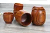 Wood cup sake Saucers solid wooden water mug handy restaurant tea mugs