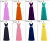 Long Chiffon Bridesmaid Dresses with Rhinestone Beaded A-line Maxi Floor Length Maid of Honor Dresses Low Back Wedding Guest Dress197Q