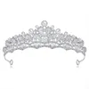 Bridal Tiaras z dżetów biżuteria ślubne Dziewczyny Headpieces Urodziny Party Performance Pageant Crystal Crowns Akcesoria weselne BW-DA008