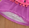 Baby Girl Outfits Watermelon Balls Tops Denim Shorts 2PCS Sets Cartoon Girls Clothes Set Summer Kids Clothing Free Shipping DHW3257