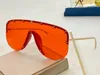 أزياء جديدة 0667s مصمم نظارات شمسية متصلة العدسة ذات حجم كبير نصف إطار مع المسامير الصغيرة 0667 قناع نظارة شمسية شعبية Goggle Top3579076