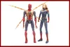 6 Vendicatori Style 4 Capitan Marvel Action Figures bambola giocattolo bambini Spiderman del giocattolo dei vendicatori Endgame Capitan Marvel Thanos Iron Man