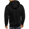 Nya Män Slim Fit Hoodies Sweatshirt Zipper Jacket Male Hoody Tracksuit Hip Hop Höst Hoodie Pullover Hoody Sweatshirt Män Hooded Streetwear