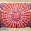 Indian Hippie Bohemian Psychedelic Peacock Mandala Wall Hanging Tapestry