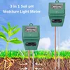 3庭の土壌分析テスター湿度計の酸性度pHライトテスト