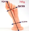 Zachte fisting dildo grote anale plug vagina stimulator butt stop-vinger hand masturbators flirten seksspeeltjes voor vrouwen