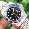 Luxury Mens Watch Designer Watches High Quality Fashion Ceramic Bezel Mechanical rostfritt stål Automatisk rörelse tittar på Självvind