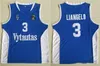 Tifosi Top Tees Lituania Prienu Vytautas Maglia da basket 1 LaMelo Ball 3 LiAngelo Ball Uniform 99 LaVar Ball Camicie da uomo Team Blue White Stitched Top Qual J240309