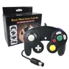 Joysticks gorący sprzedaż przewodowego kontrolera gier gamepad joystick dla kostki gier NGC Nintendo GC na platynę 22 kolory z kolorowym pudełkiem