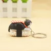 Kreatywny kot sushi brelkain kluczowe pierścionki torebki wiszące wisiorki telefoniczne uroki klucza prezent dla dzieci7571395