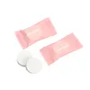 100PCS Compressed Towel Disposable Candy Cotton Cleansing Towel Small Square Portable Hotel Travel Compressed Face