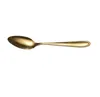 Glansigt guld ons dinnerware bestick sked kniv gaffel guld rostfritt bestick porslin diskmaskin säker hotell restaurang