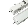 4FT LED-ångsäker fixtur 40 Watt ersättning (100W), 5000K Frostat klart lock, länkbart, vattentät IP65, butik och garagebelysning 4-pack