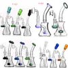 Glow in the Dark Beaker Bong Rigle olejne fajki wodne Rury wodne Akcesoria szklane bongs shisha ze stawem 14 mm