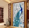 YGS-105 DIY 5D Diamonds Embroidery Diamond Mosaic New Peacock Soul Love Round Diamond Painting Cross Stitch Kits Home Decoration