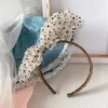 2020 Mori Hair Band Dot Mesh Gauze Osaka Bow Children's Headdress