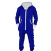 Frauen Overall-spielanzug Winter Overalls Overall Für Frauen Erwachsene einteiliges Overall Herbst Baumwolle Zipper Mit Kapuze Pyjamas Sport Anzug1