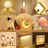 Osobowość drewniana lampa stołowa mini dekoracyjne lampki biurka designerska sypialnia czytanie oświetlenie multi design opcjonalna dynastia 236e